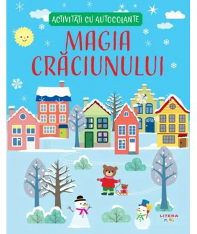 Magia Craciunului. Activitati cu autocolante