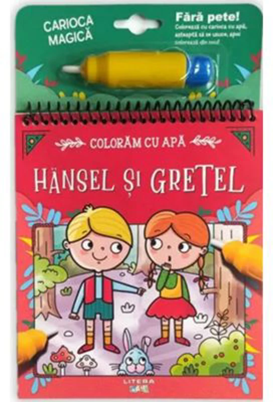 Coloram cu apa. Hansel si Gretel
