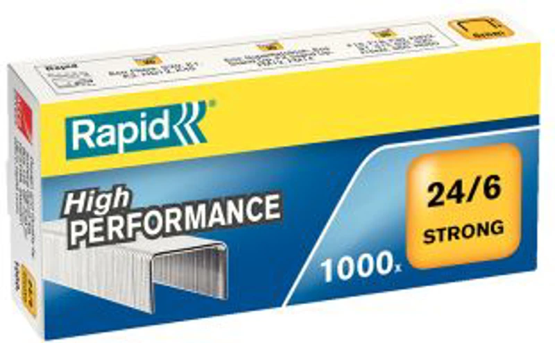 Capse Rapid Strong, 24/6, 2-30 coli, 1000 buc/cutie