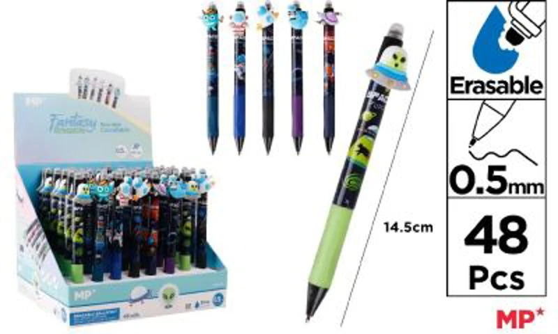 Pix cu mecanism cu rescriere, varf 0.5 mm, design spatiu
