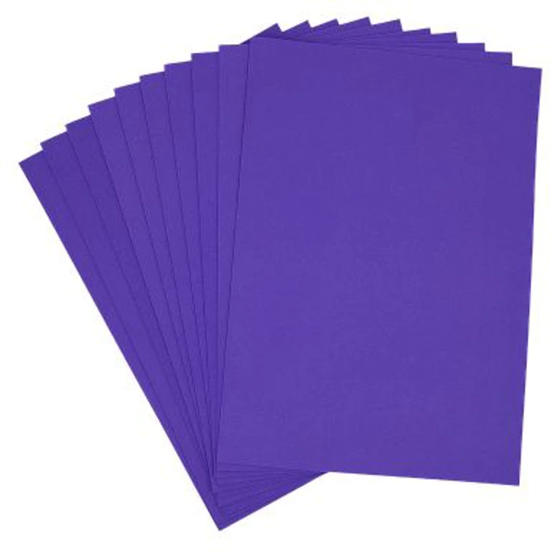 Hartie gumata A4, 1. 3mm, violet, set 10 coli, Colorarte