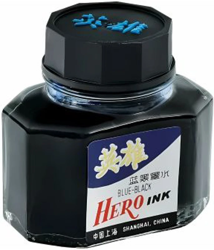 Calimara cu cerneala Grand Hero Ink 160-1002, cerneala albastra, 50ml