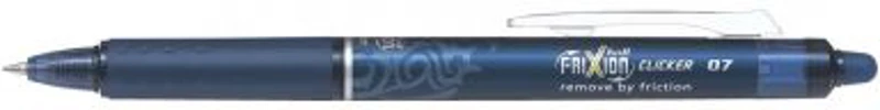 Roller cu gel Pilot Frixion Clicker, cu mecanism, 0. 7 mm, bleumarin