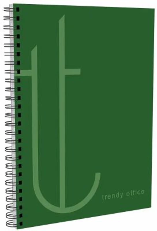 Caiet cu spira, Trendy Green, A5, matematica, 80 file