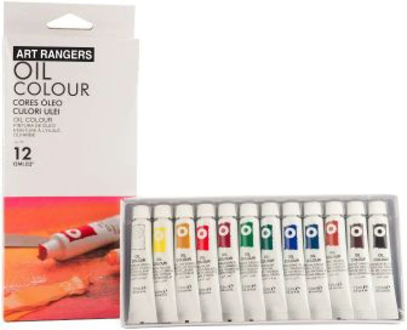 Culori ulei Colorarte, 12 culori x 12ml, EO1212C