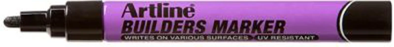 Marker ARTLINE, pentru constructori, corp plastic, varf rotund 2.3mm - negru