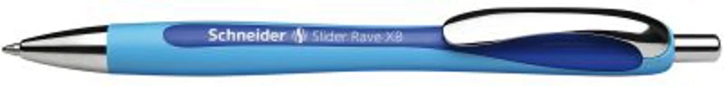 Pix SCHNEIDER Slider Rave XB, rubber grip, accesorii metalice - scriere albastra