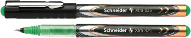 Roller cu cerneala SCHNEIDER Xtra 825, ball point 0.5mm - scriere verde