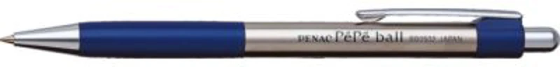 Pix metalic PENAC Pepe, rubber grip, 0.7mm, accesorii bleumarin - scriere albastra