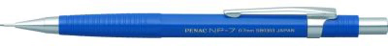 Creion mecanic profesional PENAC NP-7, 0.7mm, con metalic, varf cilindric fix - corp albastru