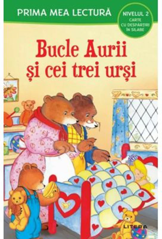 Prima mea lectura. Bucle aurii si cei trei ursi. Carte cu despartiri in silabe (Nivelul 2)