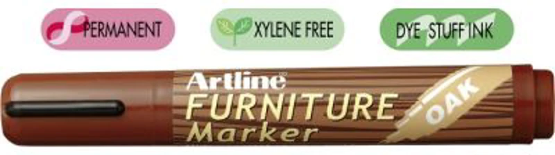 Marker ARTLINE 95, pentru mobilier din lemn (retusuri), corp plastic, varf tesit 2.0-5.0mm - stejar