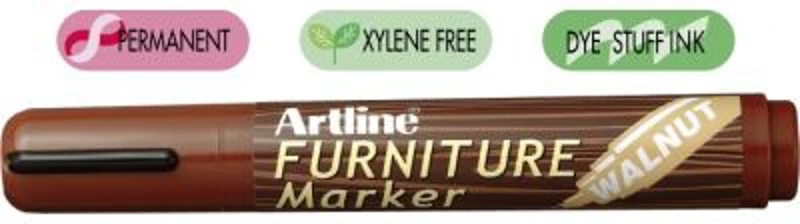 Marker ARTLINE 95, pentru mobilier din lemn (retusuri), corp plastic, varf tesit 2.0-5.0mm - nuc