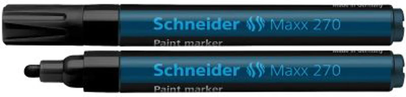 Marker cu vopsea SCHNEIDER Maxx 270, varf rotund 1-3mm - negru