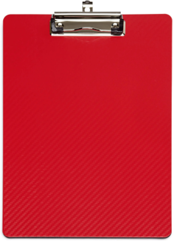Clipboard simplu A4, plastifiat PP, MAUL Flexx - rosu