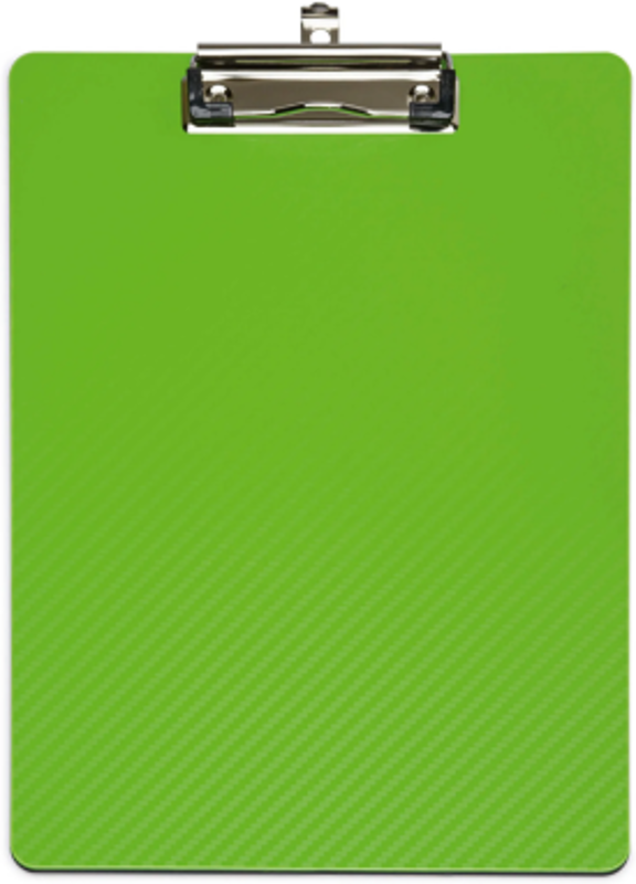 Clipboard simplu A4, plastifiat PP, MAUL Flexx - verde deschis