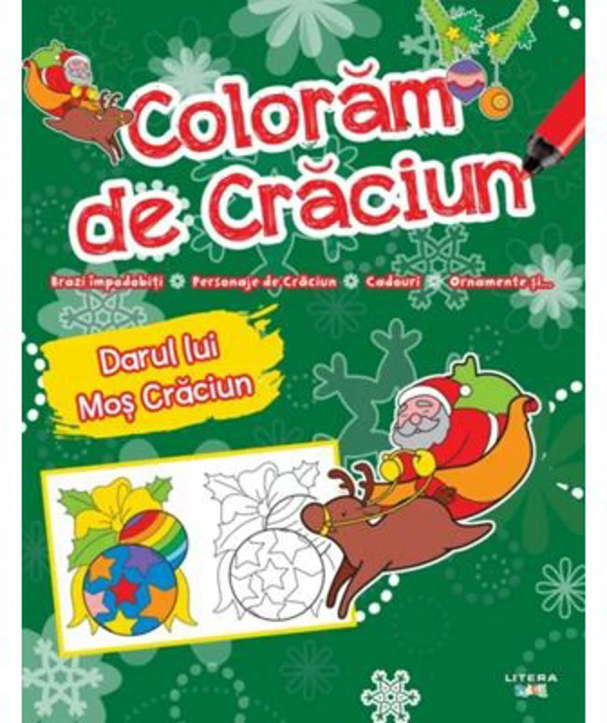 Coloram de Craciun. Darul lui Mos Craciun