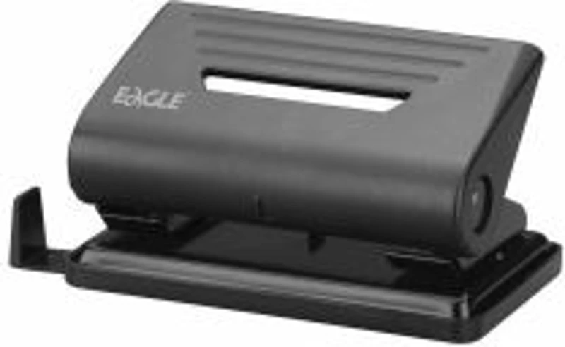 Perforator Eagle 837S, 10 coli, plastic, negru