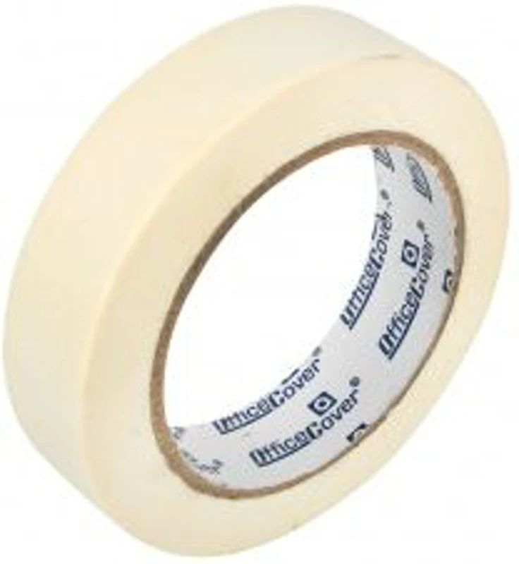 Banda adeziva din hartie Office-Cover, pentru mascare, 25mm x 40m, bej