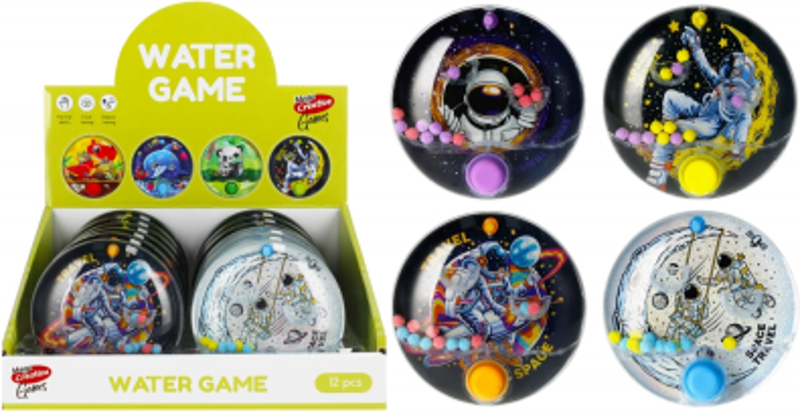 Joc de indemanare cu bile metalice MegaCreative Space 506918, 10cm, diverse modele, plastic, 3+ ani