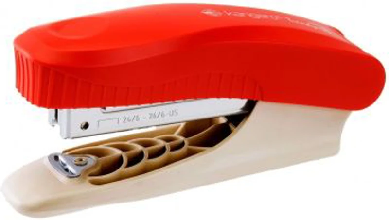 Capsator Kangaro Trendy35, 24/6, 25 coli, 45mm, plastic, rosu