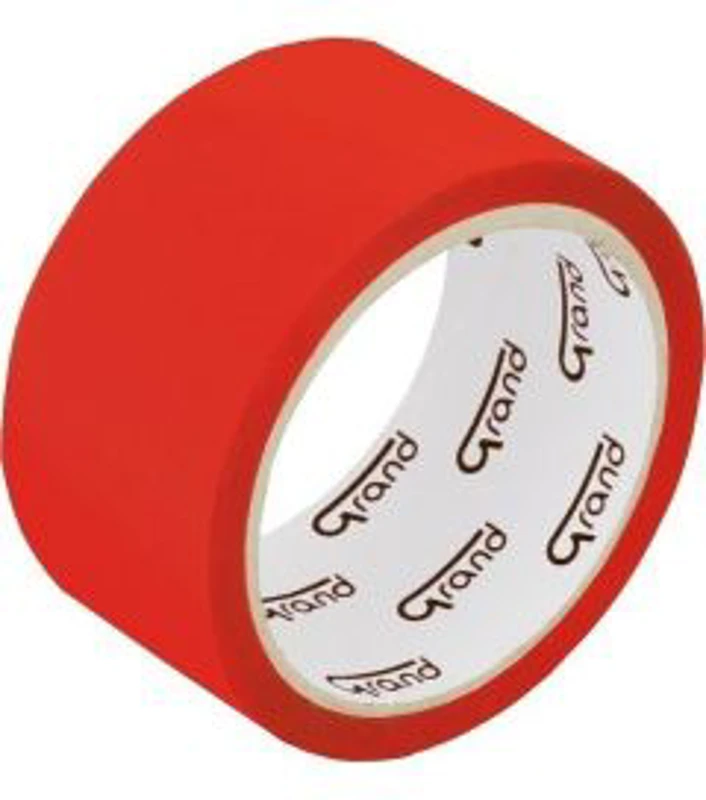 Banda adeziva Grand 130-1243, simpla, 48mm x 50m, rosu, acrilic