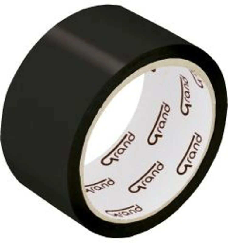 Banda adeziva Grand 130-1242, simpla, 48mm x 50m, negru, acrilic