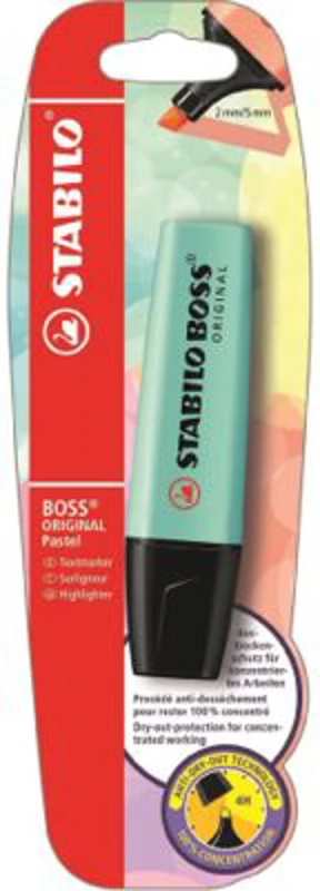 Textmarker Stabilo Boss Original, 1 bucata/blister, turqoise