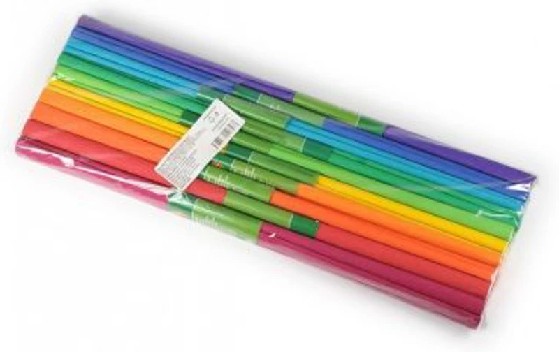 Hartie creponata Koh-i-noor K9755-38, 50x200cm, diverse culori, set 10 buc