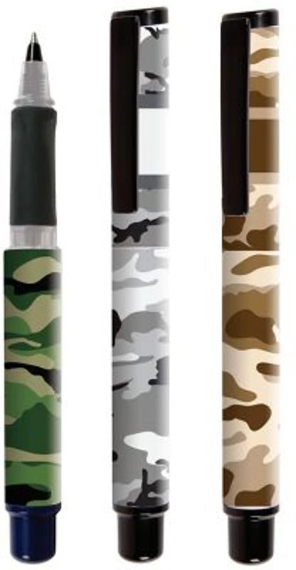 Roller Cresco GoPen 202001-D, 0. 7mm, corp plastic diverse culori, model Camuflaj