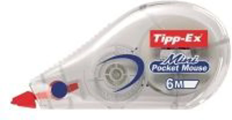 Banda corectoare Bic Tipp-Ex, 5mm x 6m, model Mini Pocket Mouse
