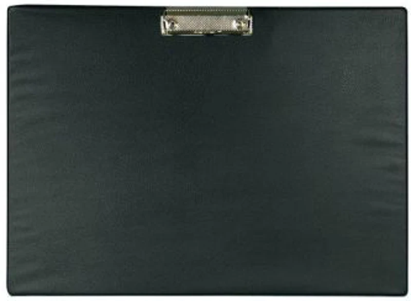 Clipboard simplu A3 - landscape, plastifiat PVC, ALCO - negru