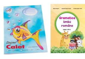 Pachet Caiet Pestisor dictando A5, 48 file, Casa Tipografica si Gramatica limbii romane. Auxiliar clasa a 3-a - Adina Grigore