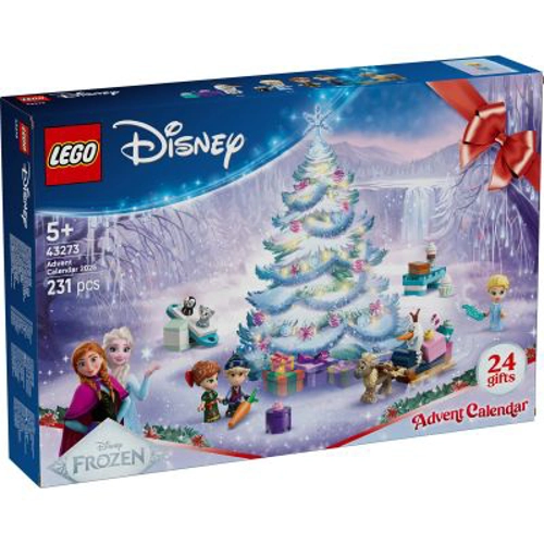 LEGO Disney. Regatul de gheata Calendar de advent 2025 43273, 231 piese