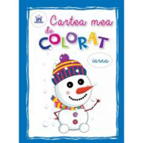 Cartea mea de colorat. Iarna