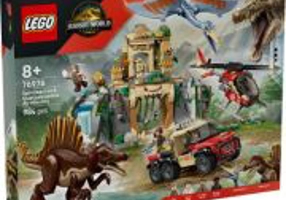 LEGO Jurassic World. Misiune aeriana cu Spinosaurus si Quetzalcoatlus 76976, 984 piese