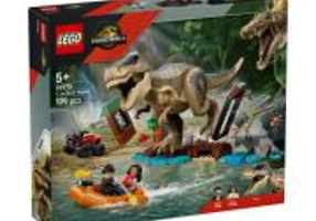 LEGO Jurassic World. Evadare pe rau din calea unui T.-Rex 76975, 199 piese