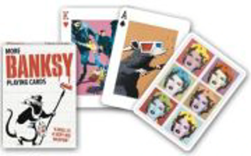 Carti de joc de colectie cu tema More Banksy