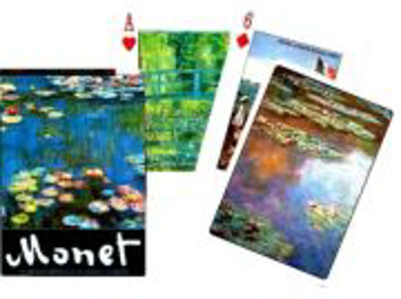 Carti de joc de colectie Piatnik, cu tema Monet