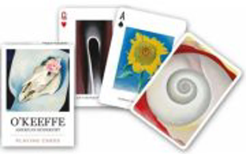 Carti de joc de colectie cu tema Georgia O'Keeffe