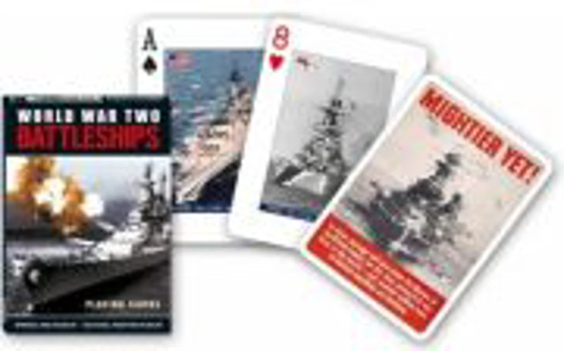 Carti de joc de colectie cu tema World War II Battleships
