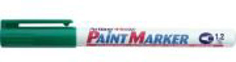 Marker cu vopsea ARTLINE 440XF, corp metalic, varf rotund 1.2mm - verde