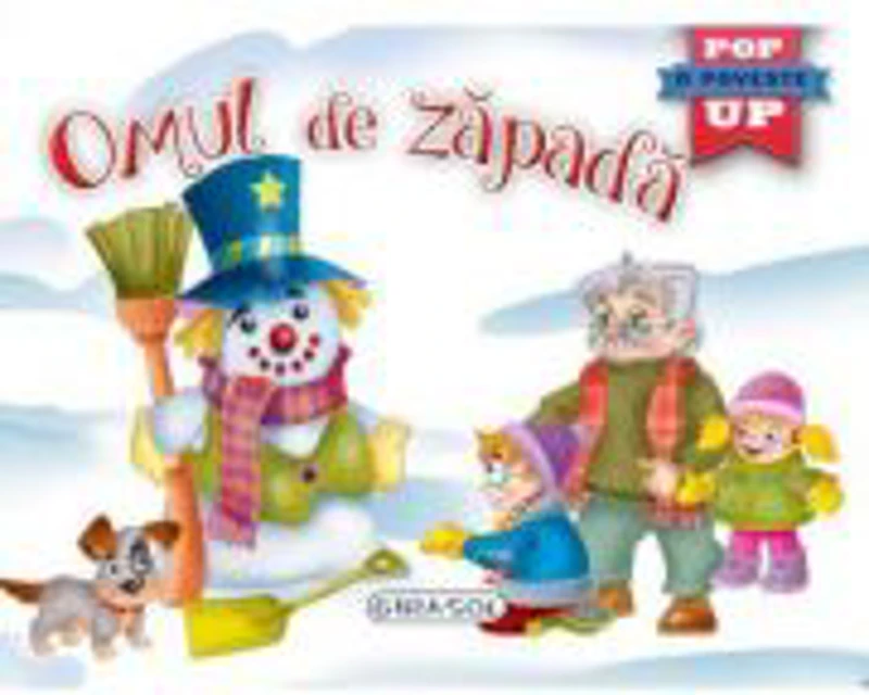 Omul de zapada. Carte pop-up