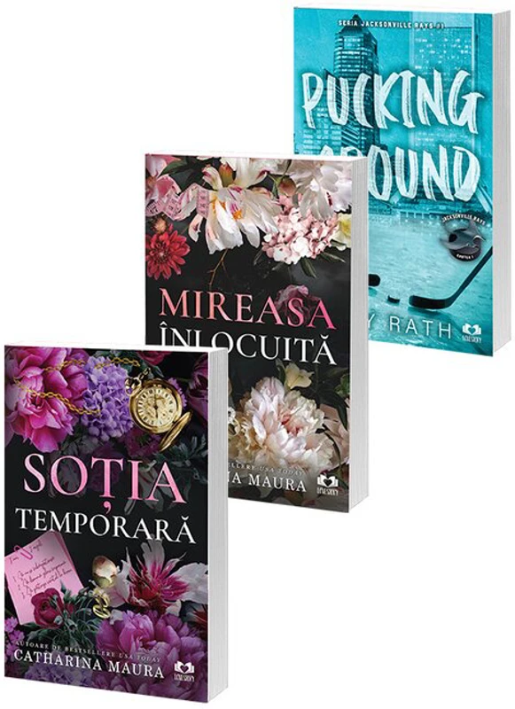 Pachet Sotia temporara + Mireasa inlocuita + Pucking around. Set 3 carti