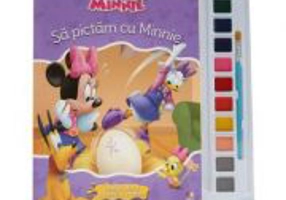 Disney. Minnie. Sa pictam cu Minnie. Carte de colorat cu pensula si acuarele
