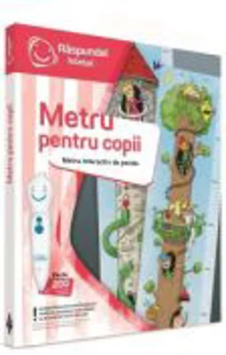 Raspundel Istetel, carte interactiva Metru pentru copii