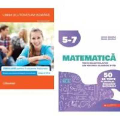 Limba si literatura romana. Simulare Evaluarea Nationala clasa a 7-a si Matematica. Teste recapitulative din materia claselor 5-7 - Marinela Pantazi,
