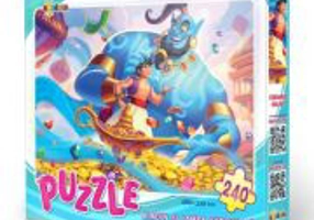 Puzzle 240 piese. Aladin si lampa fermecata