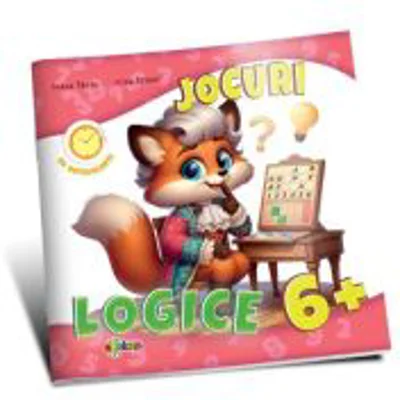 Jocuri logice 6+. Cu autocolante