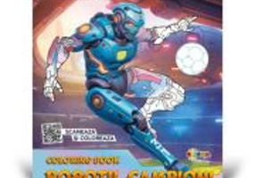Anti stres, Coloring book. Robotii campioni
